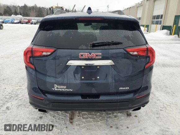2018 GMC Terrain SLE with VIN 3GKALTEXXJL123185, listed as a Copart auction lot 45950595 with 120,635 mi miles and Salvage Title. Bid and sale history available at carsss.com. Image 6.