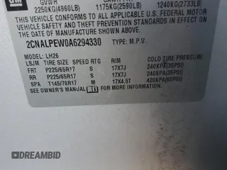2010 Chevrolet Equinox LT w/2LT with VIN 2CNALPEW0A6294330, listed as a Copart auction lot 48413615 with 126,890 mi miles and Salvage Title. Bid and sale history available at carsss.com. Image 15.