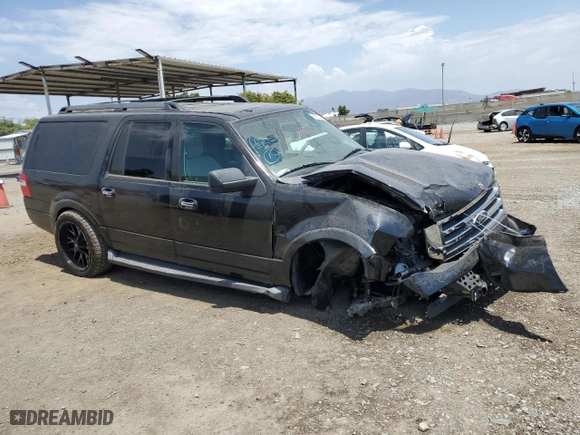 2014 Ford Expedition EL XLT with VIN 1FMJK1H56EEF07057, listed as a Copart auction lot 64279484 with 107,346 mi miles and Salvage Title. Bid and sale history available at carsss.com. Image 4.