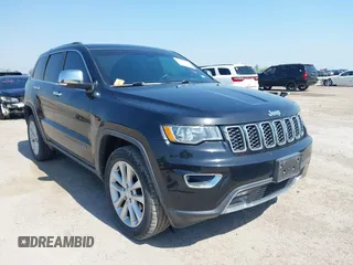 2017 Jeep Grand Cherokee Limited with VIN 1C4RJFBG8HC684470, listed as a IAAI auction lot 41977751 with 89,537 mi miles and . Bid and sale history available at DreamBid. Image 1.