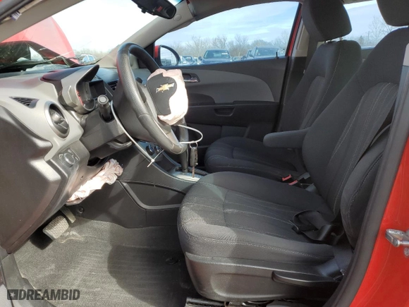 2016 Chevrolet Sonic LT with VIN 1G1JC5SH8G4123763, listed as a Copart auction lot 47054265 with 0 mi miles and Salvage Title. Bid and sale history available at carsss.com. Image 7.