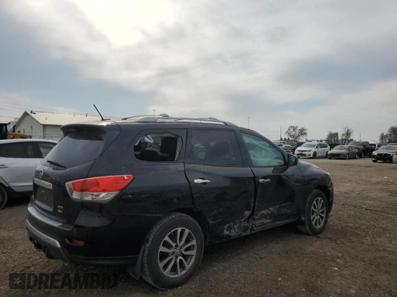2014 Nissan Pathfinder Platinum with VIN 5N1AR2MM2EC696882, listed as a Copart auction lot 52686495 with 193,459 mi miles and Clean Title. Bid and sale history available at carsss.com. Image 3.