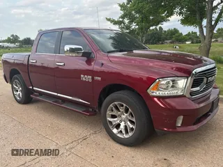 2017 Ram 1500 Limited z VIN 1C6RR7PT9HS838427, wystawiony jako Copart lot #58445585 z przebiegiem 132 587 mil mil oraz Czysty tytuł • Clean title. Historia ofert i sprzedaży dostępna na DreamBid. Obrazek 1.