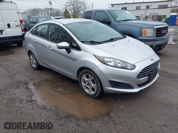 2015 Ford Fiesta SE with VIN 3FADP4BJ8FM199837, listed as a IAAI auction lot 42047680 with 159,177 mi miles. Bid and sale history available at carsss.com. Image 1.