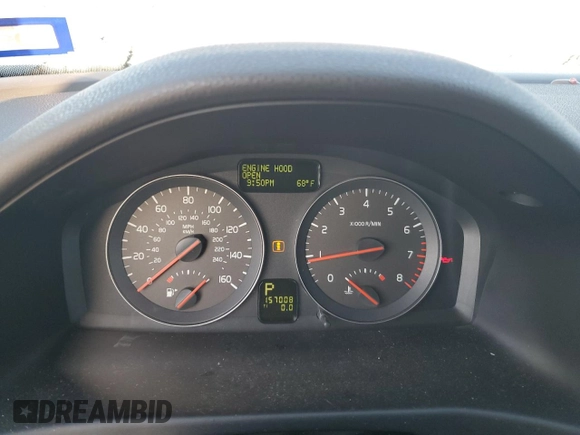 2010 Volvo S40 with VIN YV1382MS7A2510357, listed as a Copart auction lot 50303895 with 157,008 mi miles and Salvage Title. Bid and sale history available at carsss.com. Image 9.