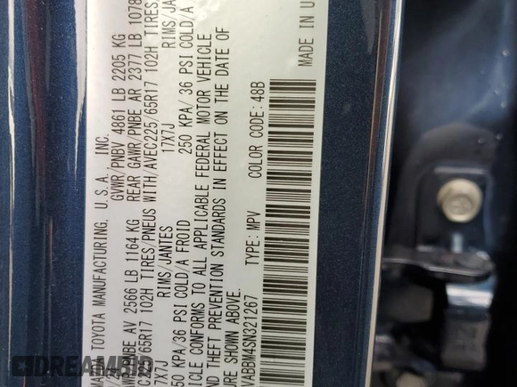2025 Mazda CX-50 S Preferred with VIN 7MMVABBM4SN321267, listed as a Copart auction lot 52162865 with 4,118 mi miles and Salvage Title. Bid and sale history available at DreamBid. Image 13.