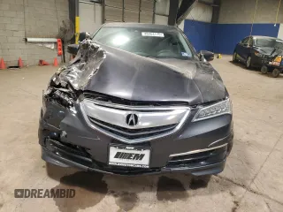 2015 Acura TLX Technology with VIN 19UUB2F53FA003635, listed as a Copart auction lot 48264175 with 124,818 mi miles and Salvage title. Bid and sale history available at DreamBid. Image 5.