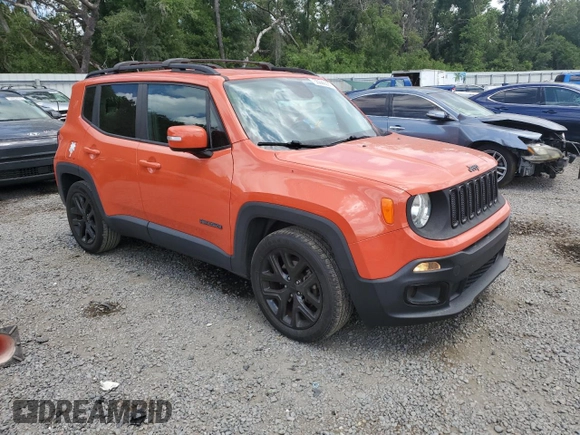 2017 Jeep Renegade Altitude с VIN ZACCJABB6HPE65984, выставлен на аукционе Copart как лот 55086095 с пробегом 109 727 миль миль и Списание • Salvage title. История ставок и продаж доступна на DreamBid. Изображение 4.