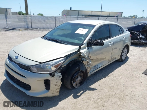 2018 Kia Rio LX with VIN 3KPA24AB2JE137858, listed as a IAAI auction lot 42016321 with 136,728 mi miles. Bid and sale history available at carsss.com. Image 17.