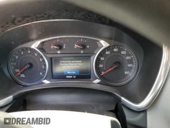 2021 Chevrolet Equinox LT with VIN 3GNAXUEV9MS142199, listed as a Copart auction lot 54331385 with 58,924 mi miles and Salvage title. Bid and sale history available at DreamBid. Image 9.