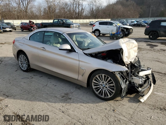 2015 BMW 4 Series 428i xDrive with VIN WBA3T1C53FP821169, listed as a Copart auction lot 86566414 with Not Provided miles and Salvage Title. Bid and sale history available at carsss.com. Image 4.
