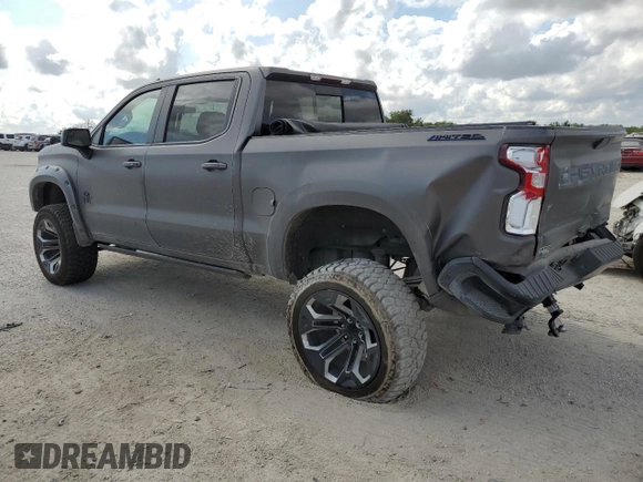 2021 Chevrolet Silverado 1500 RST with VIN 3GCUYEEL5MG170088, listed as a Copart auction lot 68691764 with 127,418 mi miles and Salvage Title. Bid and sale history available at carsss.com. Image 2.