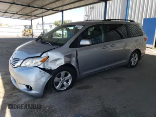 2015 Toyota Sienna LE AAS with VIN 5TDKK3DC6FS647890, listed as a Copart auction lot 63033435 with 312,837 mi miles and Salvage title. Bid and sale history available at DreamBid. Image 1.