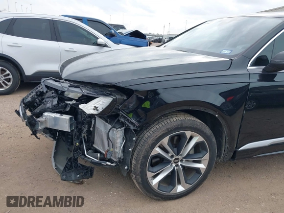 2023 Audi Q7 Premium Plus with VIN WA1LXBF71PD026788, listed as a IAAI auction lot 41687983 with 20,462 mi miles. Bid and sale history available at carsss.com. Image 21.