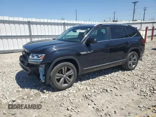 2019 Volkswagen Atlas SEL R-Line z VIN 1V2RR2CA2KC564925, wystawiony jako Copart lot #56022725 z przebiegiem 111 822 mil mil oraz Szkoda całkowita • Salvage title. Historia ofert i sprzedaży dostępna na DreamBid. Obrazek 1.
