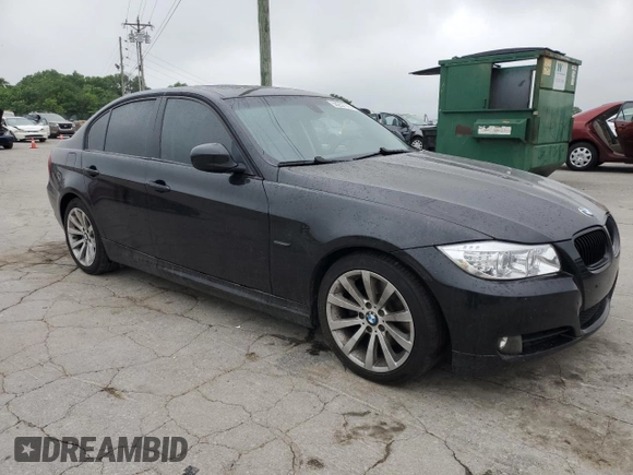 2009 BMW 3 Series 328i with VIN WBAPH77549NM31598, listed as a Copart auction lot 56257745 with 102,495 mi miles and Salvage title. Bid and sale history available at DreamBid. Image 4.