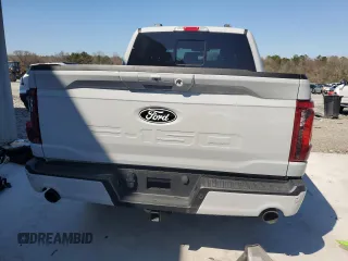 2024 Ford F-150 XLT with VIN 1FTFW3L55RFA53143, listed as a Copart auction lot 47960675 with 6,847 mi miles and Salvage Title. Bid and sale history available at carsss.com. Image 6.
