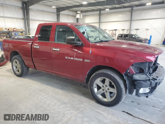 2012 Ram 1500 ST with VIN 1C6RD7FT1CS260574, listed as a Copart auction lot 55311215 with 152,399 mi miles and Clean title. Bid and sale history available at DreamBid. Image 4.