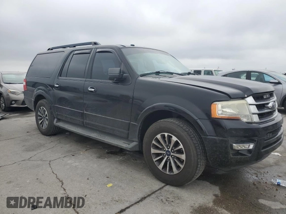 2016 Ford Expedition EL XLT with VIN 1FMJK1HT9GEF23528, listed as a Copart auction lot 82247574 with 185,529 mi miles and Salvage Title. Bid and sale history available at carsss.com. Image 4.