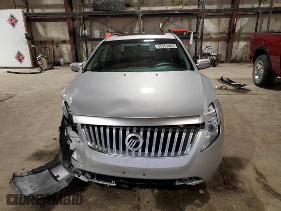 2010 Mercury Milan Premier with VIN 3MEHM0JA3AR620050, listed as a Copart auction lot 55353965 with 70,021 mi miles and Salvage title. Bid and sale history available at DreamBid. Image 5.