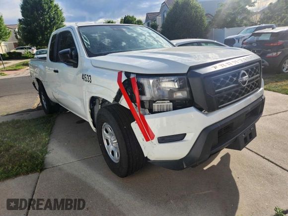 2023 Nissan Frontier S with VIN 1N6ED1CL8PN657547, listed as a Copart auction lot 64338765 with 26,064 mi miles and Clean title. Bid and sale history available at DreamBid. Image 1.