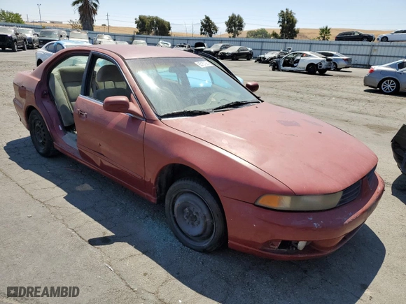 2003 Mitsubishi Galant ES with VIN 4A3AA46G33E068486, listed as a Copart auction lot 65167364 with 184,880 mi miles and Salvage Title. Bid and sale history available at carsss.com. Image 4.