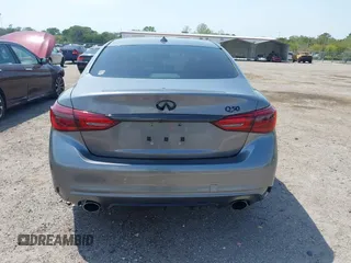 2018 Infiniti Q50 Luxe with VIN JN1EV7AP4JM590048, listed as a IAAI auction lot 41863410 with 55,727 mi miles and . Bid and sale history available at carsss.com. Image 16.