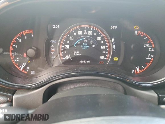 2022 Dodge Durango R/T with VIN 1C4SDJCT7NC228009, listed as a Copart auction lot 52462315 with 33,833 mi miles and Non repairable. Bid and sale history available at DreamBid. Image 9.