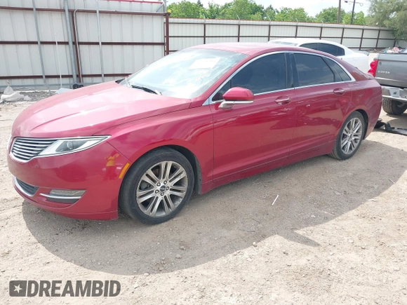 2014 Lincoln MKZ with VIN 3LN6L2G92ER806197, listed as a IAAI auction lot 41931284 with 1 mi miles. Bid and sale history available at carsss.com. Image 2.