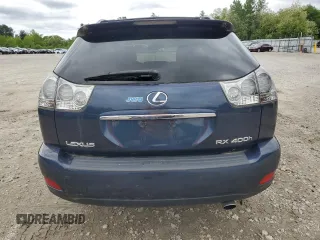 2006 Lexus RX 400h with VIN JTJHW31U462004213, listed as a Copart auction lot 58132875 with 202,326 mi miles and Salvage title. Bid and sale history available at DreamBid. Image 6.