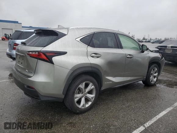 2017 Lexus NX 300h with VIN JTJBJRBZ8H2054214, listed as a Copart auction lot 44984455 with 85,457 mi miles and Clean Title. Bid and sale history available at DreamBid. Image 3.