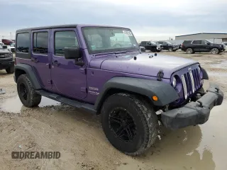 2018 Jeep Wrangler JK Unlimited Sport S with VIN 1C4BJWDG7JL907716, listed as a Copart auction lot 41833105 with 64,279 mi miles and Salvage Title. Bid and sale history available at carsss.com. Image 4.