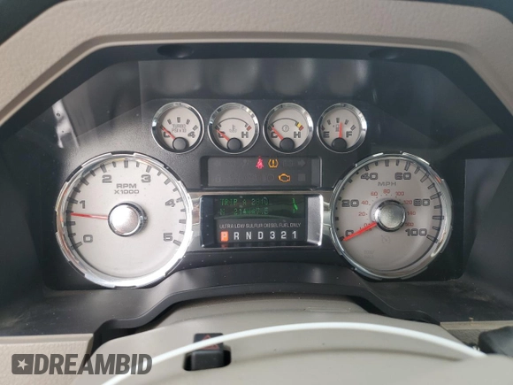 2010 Ford F-250 XL with VIN 1FTSW2BR1AEA38095, listed as a Copart auction lot 47024715 with 214,447 mi miles and Clean title. Bid and sale history available at DreamBid. Image 9.