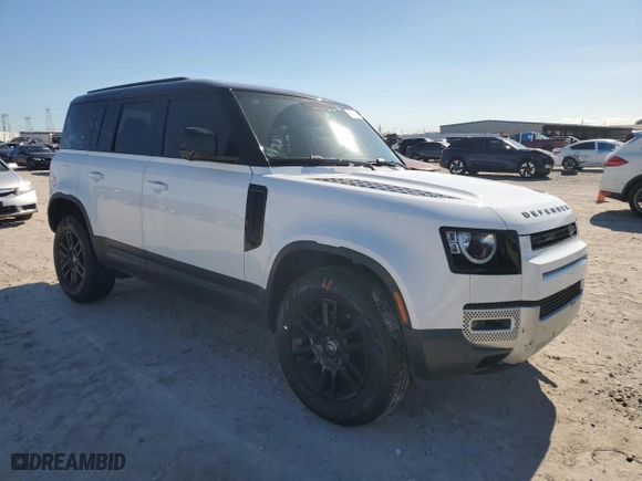2023 Land Rover Defender S with VIN SALEJEEX5P2162381, listed as a Copart auction lot 84586784 with 18,292 mi miles and Salvage Title. Bid and sale history available at carsss.com. Image 4.