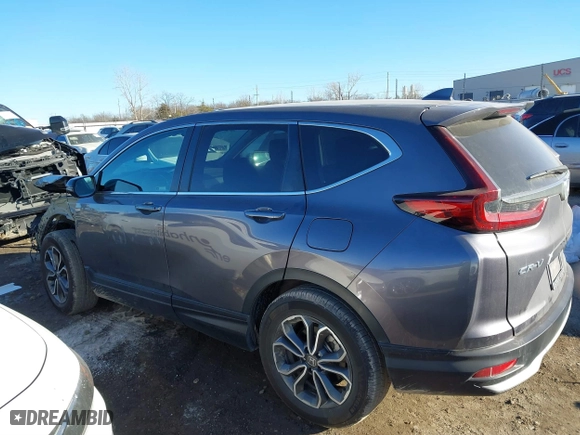 2022 Honda CR-V EX with VIN 7FARW2H54NE047966, listed as a IAAI auction lot 41674907 with 49,521 mi miles. Bid and sale history available at carsss.com. Image 15.
