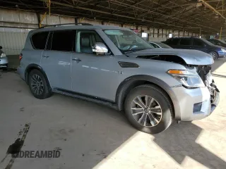 2020 Nissan Armada SL with VIN JN8AY2ND7L9108785, listed as a Copart auction lot 51190205 with 0 mi miles and Clean Title. Bid and sale history available at carsss.com. Image 4.