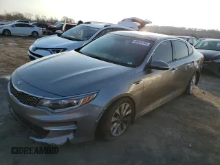 2018 Kia Optima EX with VIN 5XXGU4L31JG260682, listed as a Copart auction lot 46659734 with 117,939 mi miles and Salvage Title. Bid and sale history available at carsss.com. Image 1.