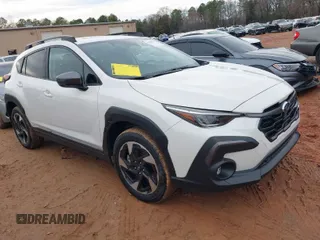 2025 Subaru Crosstrek Limited with VIN 4S4GUHM62S3702057, listed as a IAAI auction lot 41559577 with 169 mi miles. Bid and sale history available at carsss.com. Image 1.