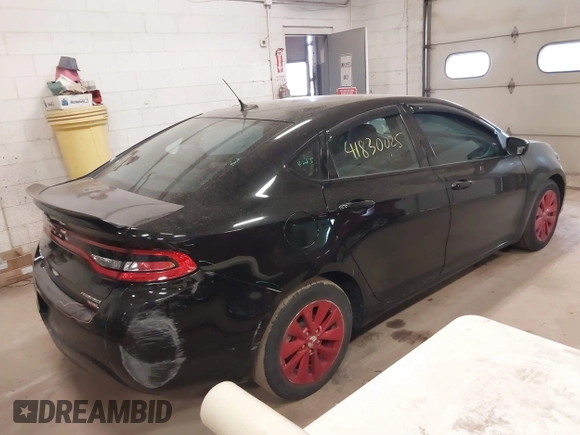 2014 Dodge Dart Aero with VIN 1C3CDFDH9ED716291, listed as a IAAI auction lot 41830025 with 76,031 mi miles and . Bid and sale history available at carsss.com. Image 4.