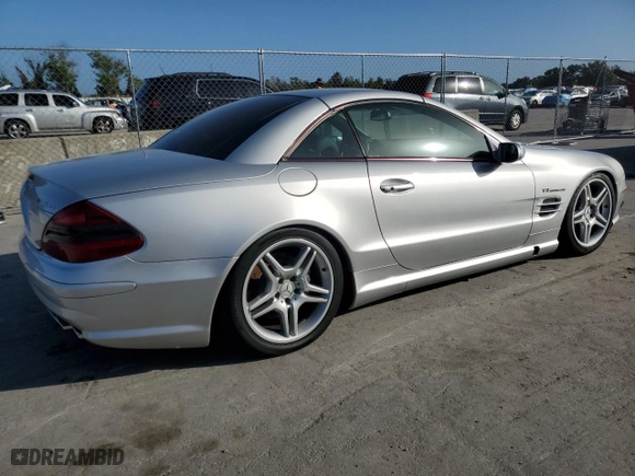 2005 Mercedes-Benz SL-Class 5.5L AMG with VIN WDBSK74F95F099933, listed as a Copart auction lot 78612044 with 0 mi miles and Salvage Title. Bid and sale history available at carsss.com. Image 3.