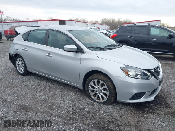 2018 Nissan Sentra SV with VIN 3N1AB7AP2JL624330, listed as a IAAI auction lot 41908887 with 79,473 mi miles. Bid and sale history available at carsss.com. Image 1.