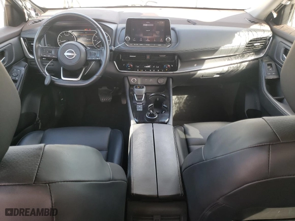 2022 Nissan Rogue SV with VIN 5N1BT3BB9NC709849, listed as a Copart auction lot 49849175 with 42,820 mi miles and Salvage Title. Bid and sale history available at carsss.com. Image 8.