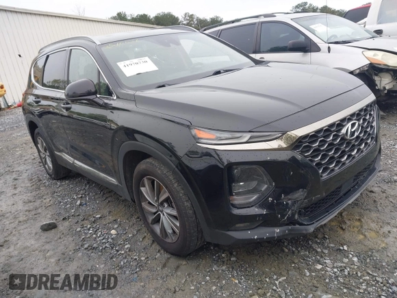 2019 Hyundai Santa Fe SEL with VIN 5NMS33AD0KH085380, listed as a IAAI auction lot 41970730 with 174,126 mi miles and . Bid and sale history available at DreamBid. Image 1.