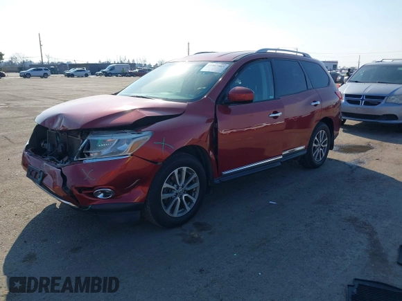 2016 Nissan Pathfinder Platinum with VIN 5N1AR2MM0GC659560, listed as a IAAI auction lot 41467463 with 119,660 mi miles and . Bid and sale history available at DreamBid. Image 18.