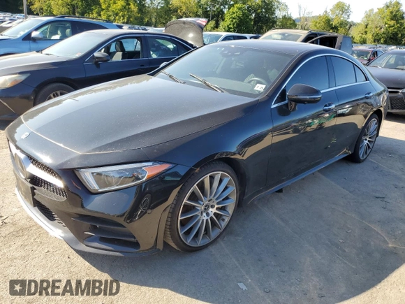 2019 Mercedes-Benz CLS with VIN WDD2J5KB9KA041005, listed as a Copart auction lot 69776784 with 0 mi miles and Salvage Title. Bid and sale history available at carsss.com. Image 1.
