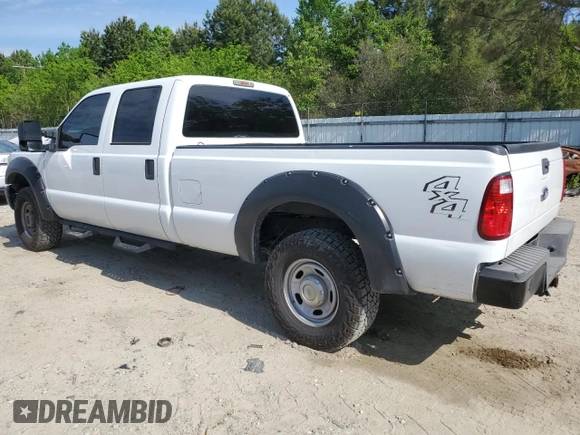 2015 Ford F-250 Lariat with VIN 1FT7W2B68FEA83036, listed as a Copart auction lot 55028095 with 92,926 mi miles and Salvage title. Bid and sale history available at DreamBid. Image 2.