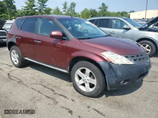 2005 Nissan Murano S with VIN JN8AZ08W65W429140, listed as a Copart auction lot 62570394 with 221,508 mi miles and Clean Title. Bid and sale history available at carsss.com. Image 4.