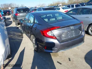 2019 Honda Civic Sedan LX with VIN 2HGFC2F65KH595758, listed as a IAAI auction lot 41989296 with 48,216 mi miles. Bid and sale history available at carsss.com. Image 3.