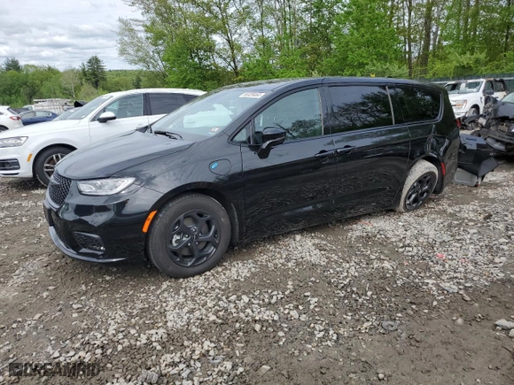 2023 Chrysler Pacifica Hybrid Limited with VIN 2C4RC1S77PR604580, listed as a Copart auction lot 55329464 with 2,497 mi miles and Salvage Title. Bid and sale history available at carsss.com. Image 1.
