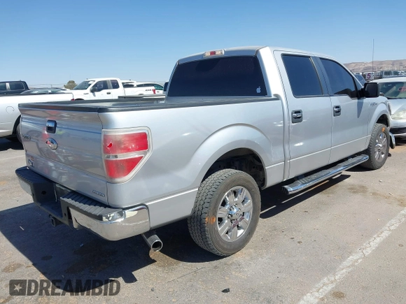 2011 Ford F-150 XL with VIN 1FTFW1CFXBFD09764, listed as a IAAI auction lot 41686653 with 143,009 mi miles. Bid and sale history available at carsss.com. Image 4.